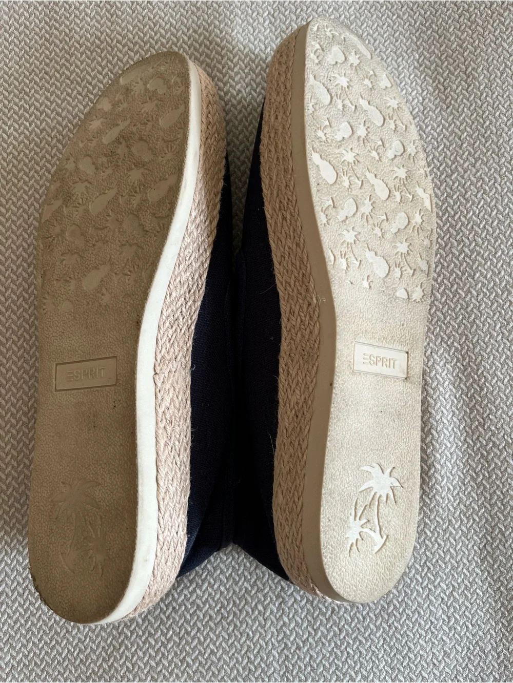 Espirit Women's Nadine Navy Blue Slip On Espadrilles Size 9.5
